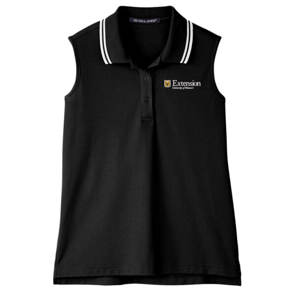 Women's Blended Sleeveless Polo Thumbnail